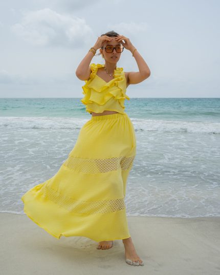 Yellow Beach Dress