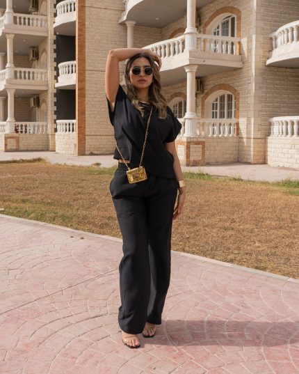 Black Half Sleeve Set